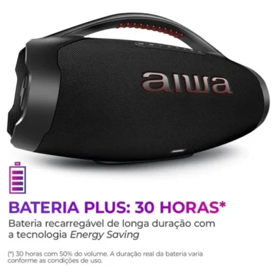 Caixa de Som Boombox Plus 200W AIWA BBS-01-B: É Bom Mesmo? 3 Caixa de Som Boombox Plus 200W 220V AIWA BBS-01-B